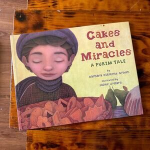 🧸LOWEST PRICE🧸 PJ Library Cakes & Miracles A Purim Tale Jewish Holiday Book